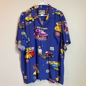 Vintage paradise found vintage car Hawaiian shirt
